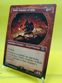 MTG Lord of the Rings Gimli, Counter of Kills Showcase #312 LOTR Magic - Image 3
