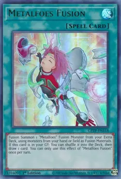 Metalfoes Fusion [GFTP-EN118] Ultra Rare Lightly Played 1st Edition - Yugioh sin - Image 1
