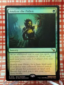 Analyze the Pollen - Foil MTG Murders at Karlov Manor NM Magic Foil - Image 1