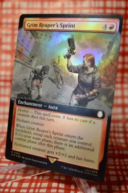 Grim Reaper's Sprint Extended Art Foil - PIP 0386 - NM - MTG Magic - Image 3