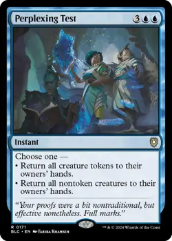 Perplexing Test [Bloomburrow Commander] Magic MTG - Image 1