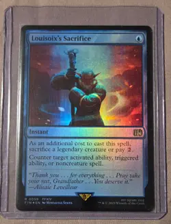 MTG Final Fantasy lot Sephiroth, Louisoix's Sacrifice, Tifa and Tifa Borderless - Image 4