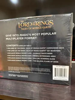 MTG LOTR: Tales of Middle Earth FOOD AND FELLOWSHIP Deluxe Commander Kit Sealed - Image 2