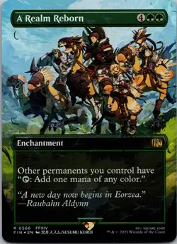 MTG SkeenAB A Realm Reborn CHOCOBO TRACK FOIL from FIN. NM. - Image 1