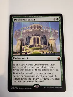 Mtg Doubling Season Battlebond Regular NM Pack Fresh! - Image 1