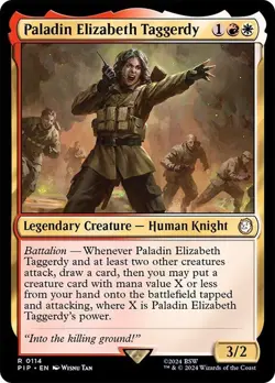 Paladin Elizabeth Taggerdy [Universes Beyond: Fallout] MTG - Image 1