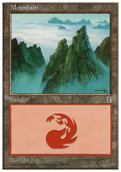 Hero Deal, English - 1 x MTG Mountain (175) Portal Three Kingdoms - Image 1