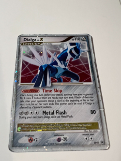 Dialga Lv.X ~DP17 - Played Holo Black Star Promo Pokemon Card-See Pics - Image 1