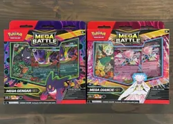 Pokemon TCG Mega Battle Deck Bundle! Gengar And Diancie Ex Boxes! Factory Sealed - Image 1