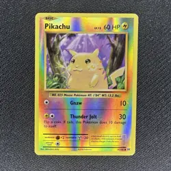 Pikachu 35/108 XY Evolutions Reverse Holo Pokemon TCG Played - Image 1