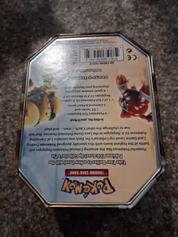 VINTAGE 2008 Pokemon TCG Heatran Collector's Tin EMPTY - Image 2