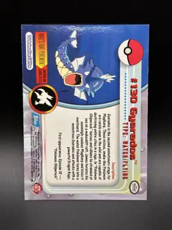 Gyarados #130 Pokemon 2000 Topps Animation Edition Series 3 Blue Logo NM - 0235 - Image 2
