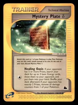 Mystery Plate Delta 136/144 Uncommon Skyridge Pokemon Lightly Played - Image 1