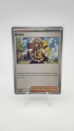 Arven 186/197 Sv03: Obsidian Flames Regular Non Holo Pokemon TCG NM - Image 1