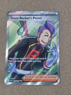 Team Rocket's Petrel 226/182 Ultra Rare Full Art Destined Rivals Pokemon TCG - Image 1