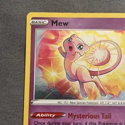 Pokemon TCG Mew 11/25 25th Anniversary Celebrations Holo - Image 2