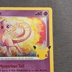 Pokemon TCG Mew 11/25 25th Anniversary Celebrations Holo - Image 3