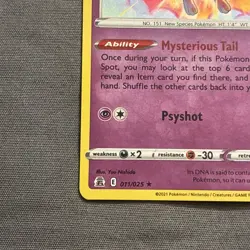 Pokemon TCG Mew 11/25 25th Anniversary Celebrations Holo - Image 5