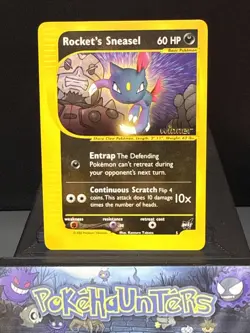 Pokemon Card Rocket's Sneasel 5 Best of Game WINNER STAMPED Promo Non Holo NM - Image 1