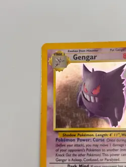 Pokemon Gengar Fossil Holo Foil Unlimited 5/62 MP - Image 4