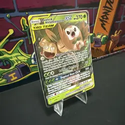 The Pokemon Company Rowlet & Alolan Exeggutor GX 1/236 SM Ultra Rare Holo 270 HP - Image 2