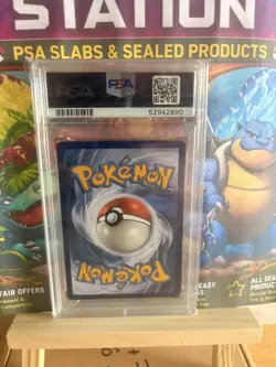 2017 PSA 9 Shining Volcanion #27 Holo Rare Pokemon TCG S&M Shining Legends - Image 2