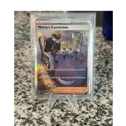 Pokemon Morty's Conviction 211/162 SV05 Temporal Forces SIR Holo Full Art - Image 1