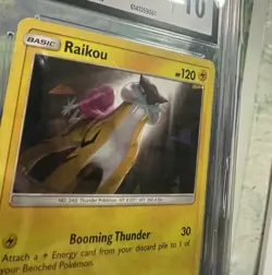 2017 Pokemon Raikou Cracked Ice Holo 32/73 CGC 10 (Shining Legends) Lets Play - Image 2