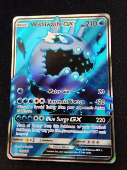 Wishiwashi GX 133/145 Ultra Rare Pokemon TCG Guardians Rising NM - Image 1