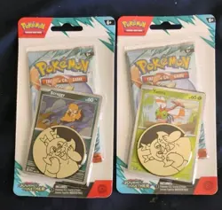 Pokemon Scarlet & Violet Journey Together Booster Pack Sealed - Scraggy & Yanma - Image 1