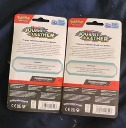Pokemon Scarlet & Violet Journey Together Booster Pack Sealed - Scraggy & Yanma - Image 2