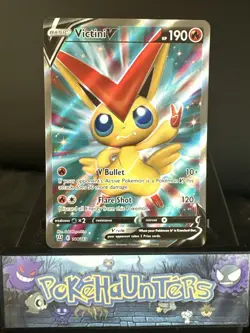 Pokemon Card Victini V 144/163 Full Art Battle Styles Ultra Rare NM - Image 1