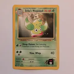 Erika's Weepinbell - Pokemon TCG Karte - Gym Heroes - 49/132 - 2000 - English - Image 1