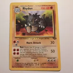 Rhydon - Pokemon TCG Karte - Jungle - 45/64 - 1999 - English - Image 1