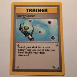 Energy Search - Pokemon TCG Karte - Fossil - 59/62 - 1999 - English - Image 1