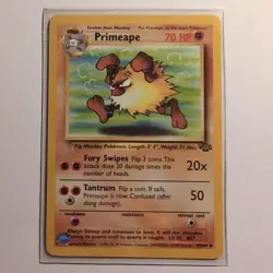 Primeape - Pokemon TCG Karte - Jungle - 43/64 - 1999 - English - Image 1