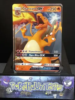 Pokemon Card Charizard GX 9/68 Hidden Fates Holo Ultra Rare Near Mint - Image 1