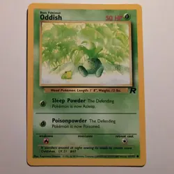 Oddish - Pokemon TCG Karte - Team Rocket - 63/82 - 2000 - English - Image 1