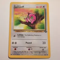 Jigglypuff - Pokemon TCG Karte - Jungle - 54/64 - 1999 - English - Image 1