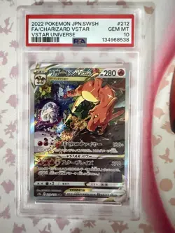 Pokemon Japanese VSTAR Universe s12a Charizard VSTAR 212/172 PSA 10 GEM MINT - Image 1