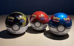 Pokemon Go Pokeball A22 Lot Set Of 3 (Poke, Great, and Ultra) NEW SEALED - Image 1
