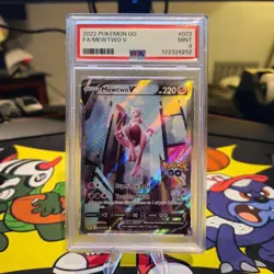 2022 Mewtwo V PSA 9 Pokemon Go 072/078 ALT FULL ART Alternative MINT #72 - Image 1