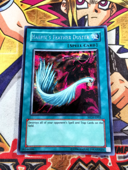 Harpie's Feather Duster wc4-e003 (VLP) Secret Rare Yu-Gi-Oh! - Image 1