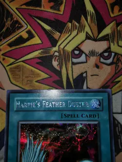 Harpie's Feather Duster wc4-e003 (VLP) Secret Rare Yu-Gi-Oh! - Image 2