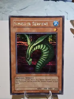 Yu-Gi-Oh! Sinister Serpent Prismatic Secret Rare Card WC4-E002 - Image 1