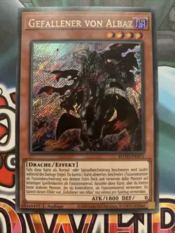 Yu-Gi-Oh! Gefallener von Albaz ROTD-DE011 Secret Rare 1. Auflage Deutsch NM - Image 1