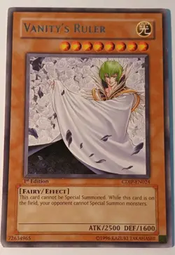 VANITY'S RULER RARE CDIP-EN024 1ST ED LP YuGiOh! - Image 1