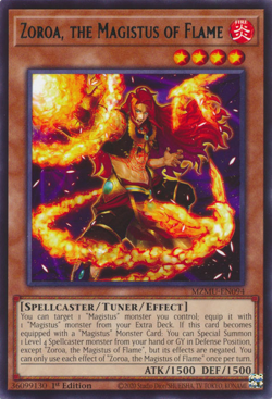 Zoroa, the Magistus of Flame MZMU-EN094 1st ED Yu-Gi-Oh! - Image 1