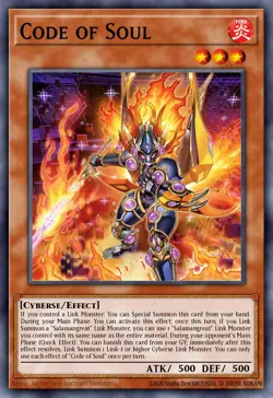 Code of Soul MP25-EN206 1st ED Yu-Gi-Oh! ULTRA RARE - Image 1
