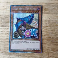 Dark Magician Girl 1st Edition Starlight Rare RA05-EN084 Yu-Gi-Oh! Artwork - Image 2